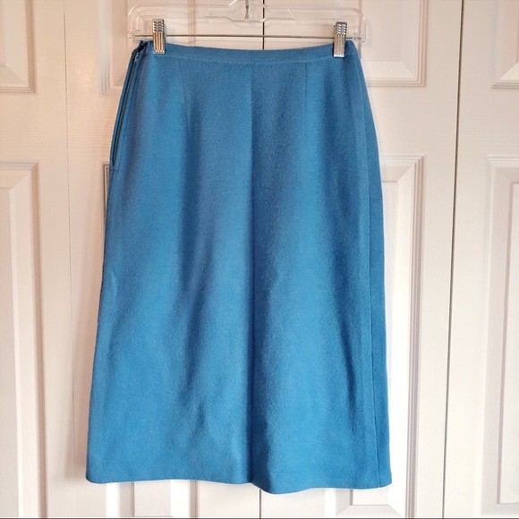 Vintage Jacques de Loux 100% Virgin Cashmere Skirt - Picture 10 of 12